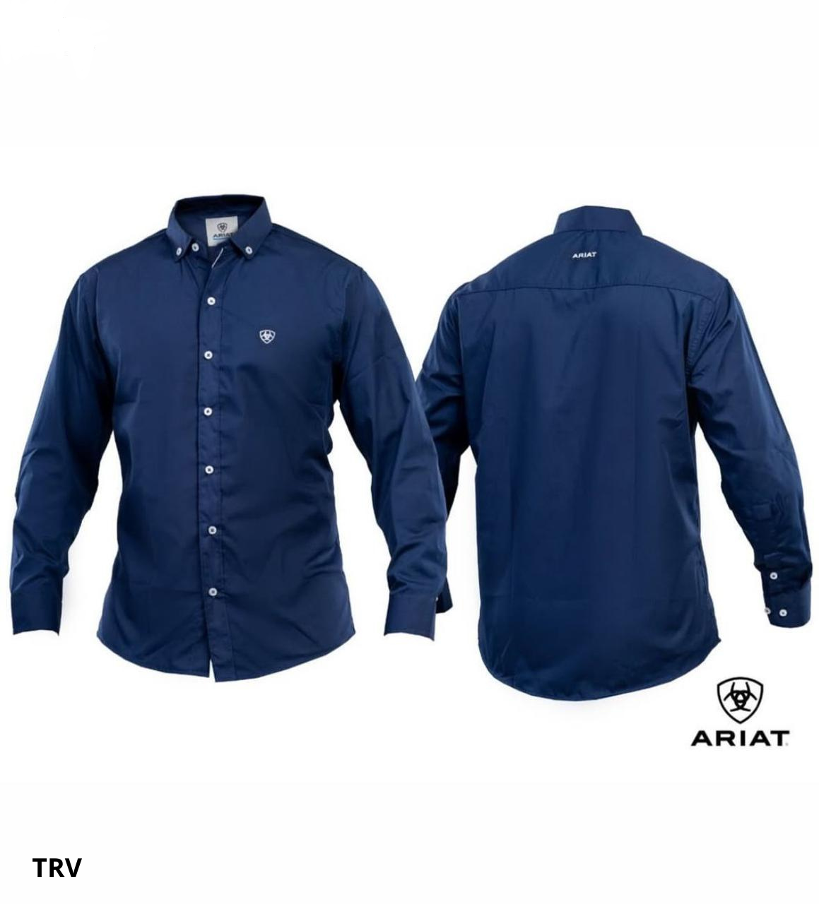 Camisa Country Ariat Azul Marinho