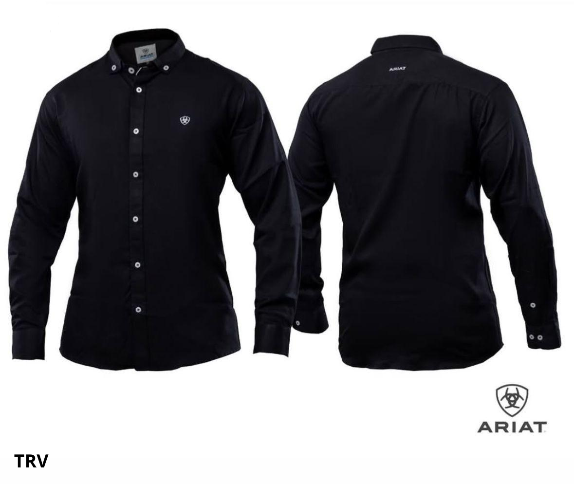 Camisa Country Ariat Preta Classic