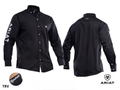 Camisa Country Ariat Manga Longa Preta (Logo na Manga)