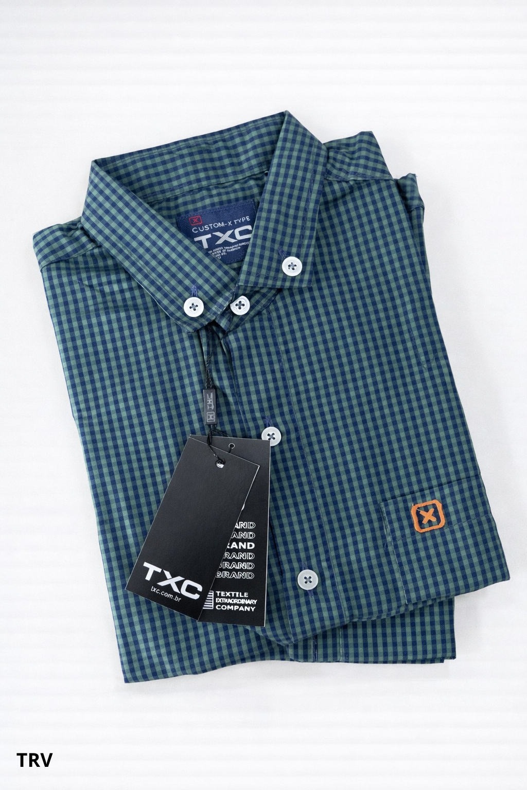 Camisa Country TXC Xadrez Verde