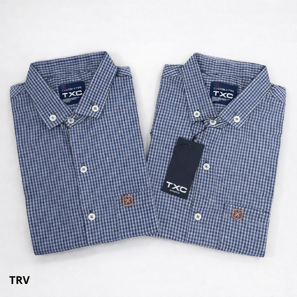 Camisa Country TXC Xadrez Cinza